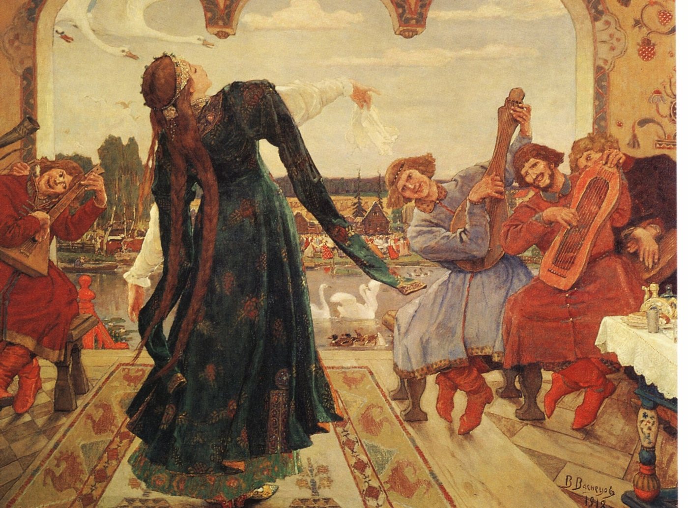 Царевна-лягушка — старинная иллюстрация