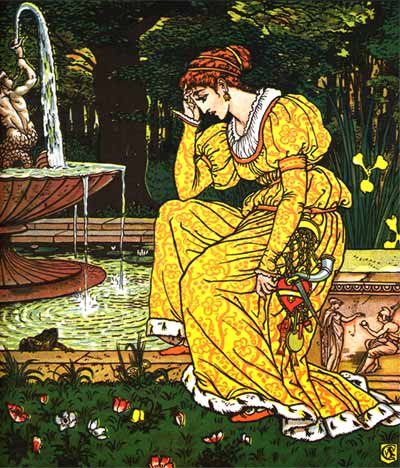 Король-лягушонок — старинная иллюстрация