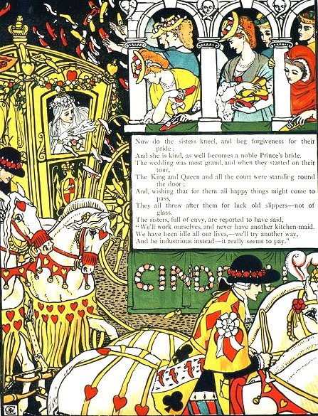 Золушка (Замарашка) — старинная иллюстрация